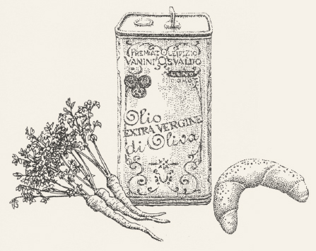 Pečivo, zelenina a doplňky